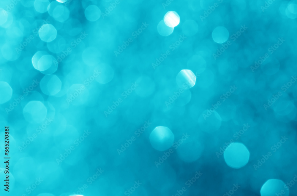 glitter light sparkle blue gorgeous bokeh defocused abstract background shiny.
