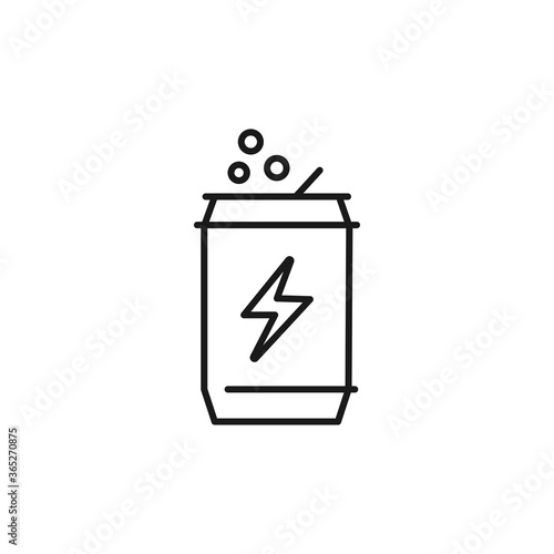 Energy drink icon. Can symbol modern, simple, vector, icon for website design, mobile app, ui. Vector Illustration
