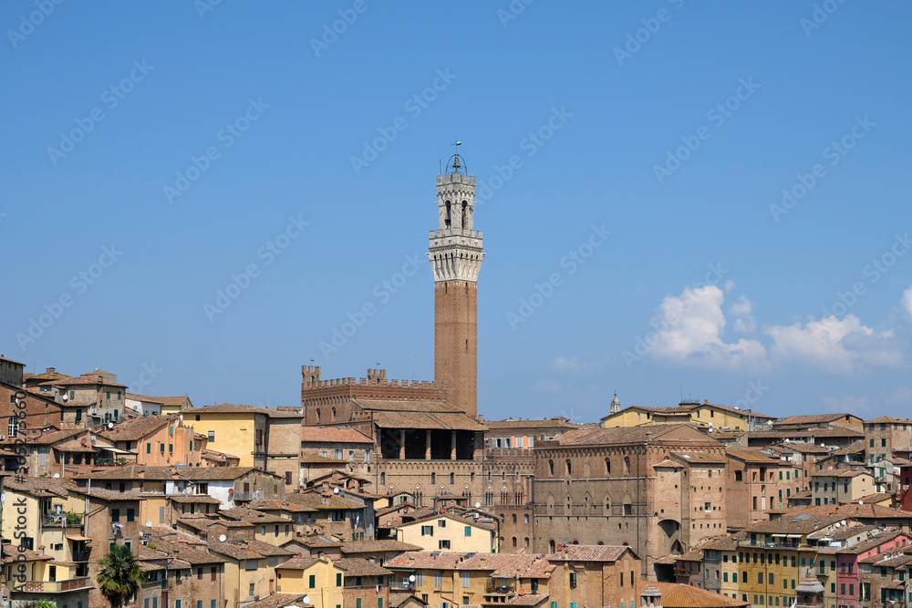 Veduta di Siena con la Torre del Mangia