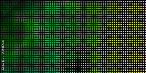 Light Green, Yellow vector template with circles. Colorful illustration with gradient dots in nature style. Design for your commercials.