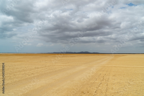 Cabo de la vela, Guajira, Colombia. May 9, 2019: Natural Landscape in the Carrizal Desert photo