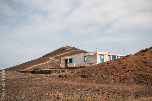 rocky paradise beach on Isla de Lobo, Canary Islands