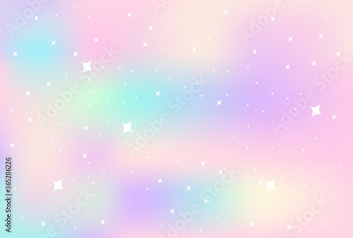 Pastel rainbow blurry background with sparks