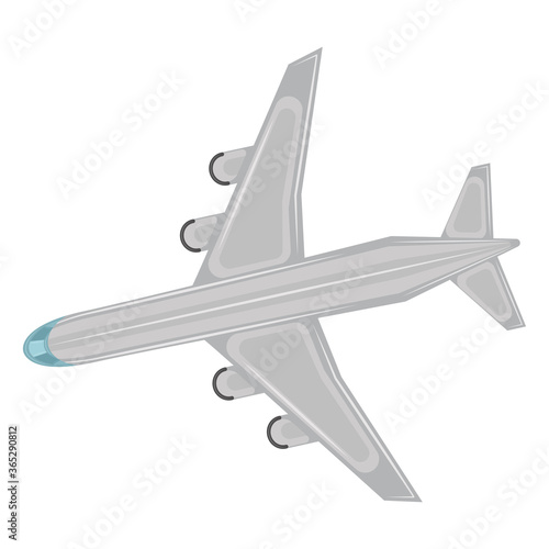 Commercial plane icon. Airplane icon - Vector illustration