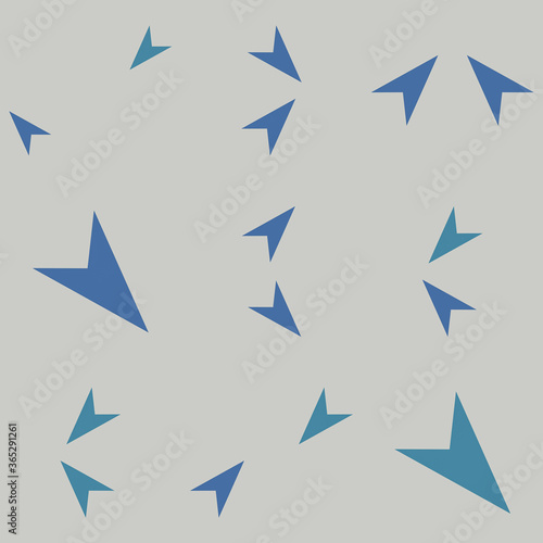 set of blue arrows