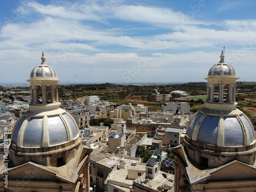 Malta from above. New point of vief for your eyes. Beautiful and Unique place named Malta. For rest, exploring and adventure. Must see for everyone. Europe, island in Mediterian Sea. photo