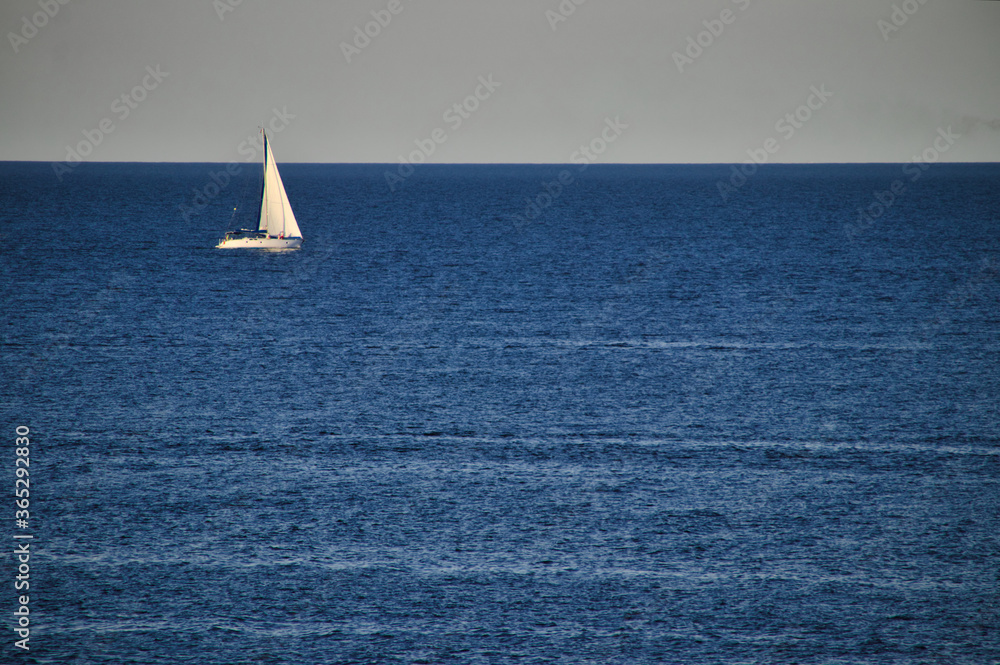 Fototapeta premium yacht on the sea