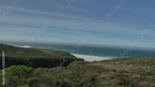 Wallpaper Mural View from the car window Scenic Landscape of  Big Sur California pacific ocean coast highway 1 Torontodigital.ca