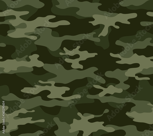  Green army camouflage seamless modern design