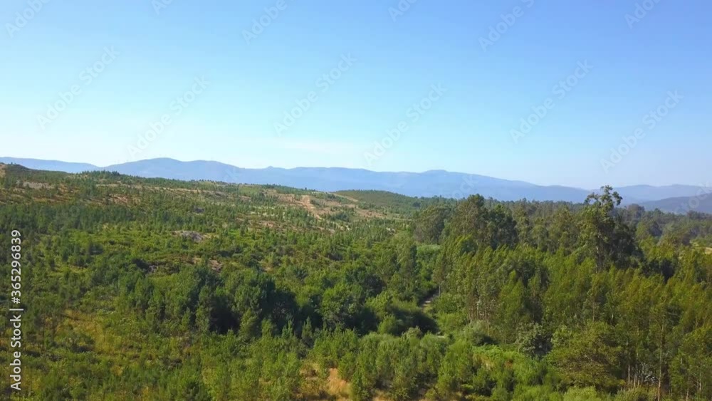 border mountains between portugal and spain.galicia border mountains between portugal and spain.galicia
