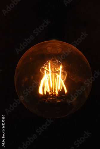 Vintage light bulb photo