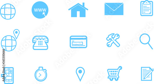 business icons set