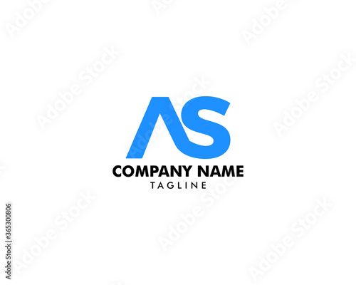 Free Download Initial Letter AS Logo Template Design - GFXLoad