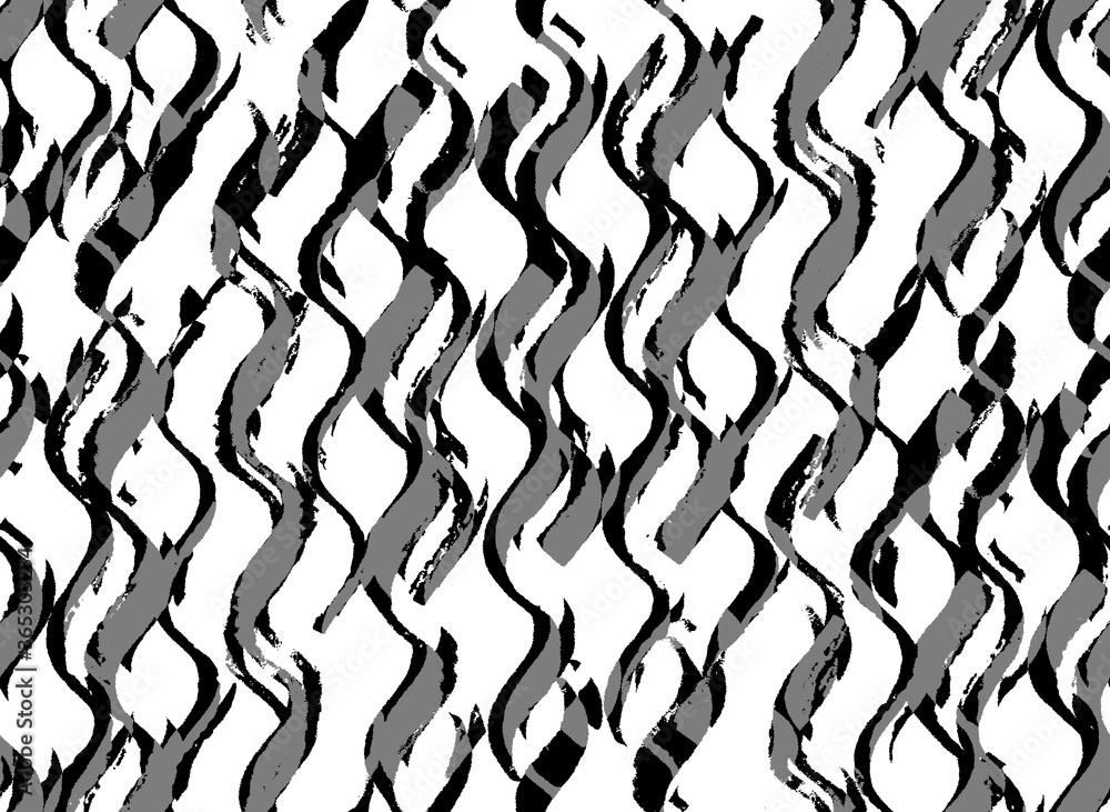 Seamless pattern with Wavy Stripes in 3 colors Seamless pattern with Wavy Stripes in 3 colors
