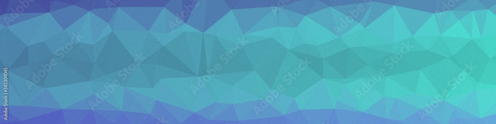 Obraz premium Turquoise color Abstract color Low-Polygones Generative Art background illustration
