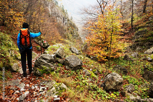 Trekking in Mehedinti Mountains, Romania, Europe