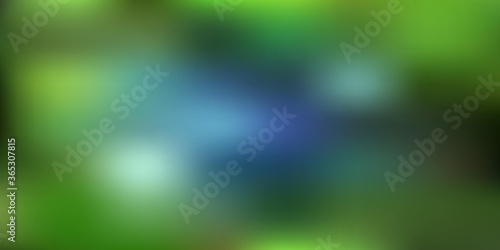 Light blue, yellow vector blurred template.