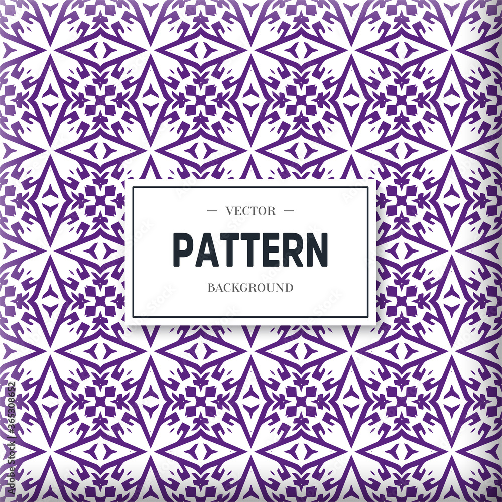 Seamless vector pattern. Background pattern in geometric ornamental style.