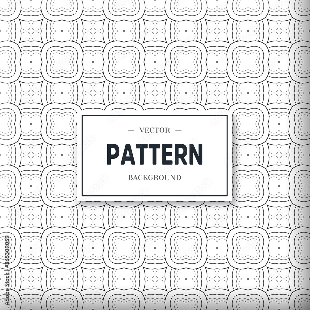 Obraz premium Seamless vector pattern. Background pattern in geometric ornamental style.