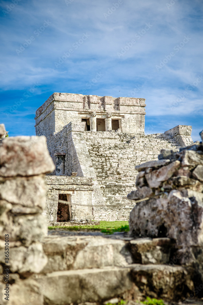 Tulum maya ruins, southern Mexico.