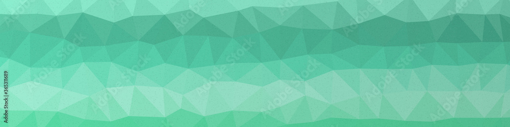 Obraz premium Light Seafoam Green color Abstract color Low-Polygones Generative Art background illustration