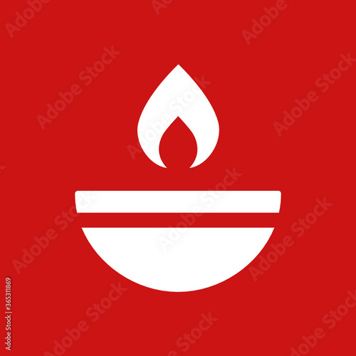 Oil Flame -  Metro Tile Icon