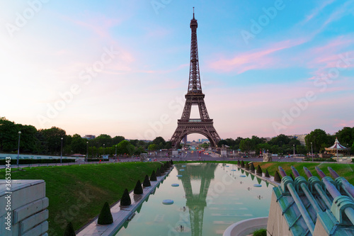 eiffel tour and from Trocadero  Paris
