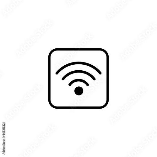 WIFI icon vector symbol illustrations isolated white background