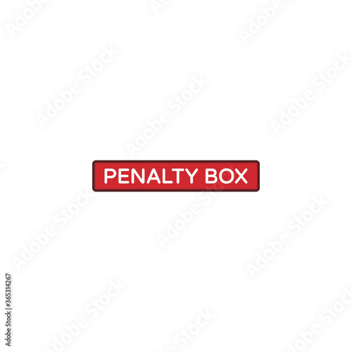 Penalty Box wordmark logo design