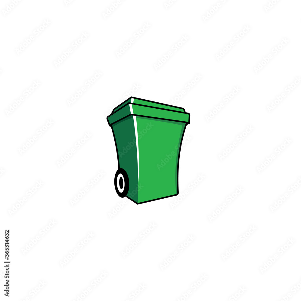 Trash Bin logo / icon design Trash Bin logo / icon design