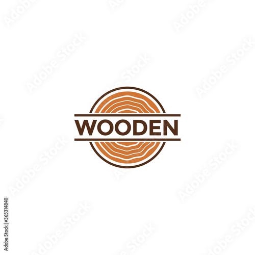 Wooden logo or combination mark design