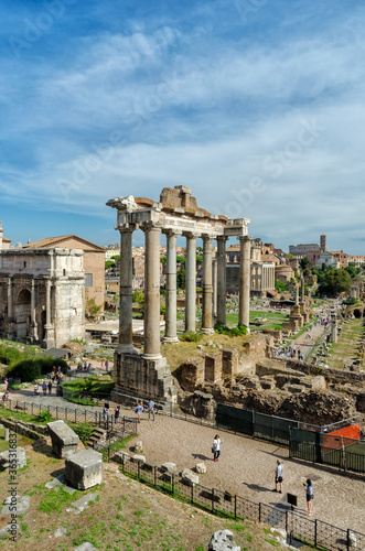 Rome, Italy. The Imperial Forum.