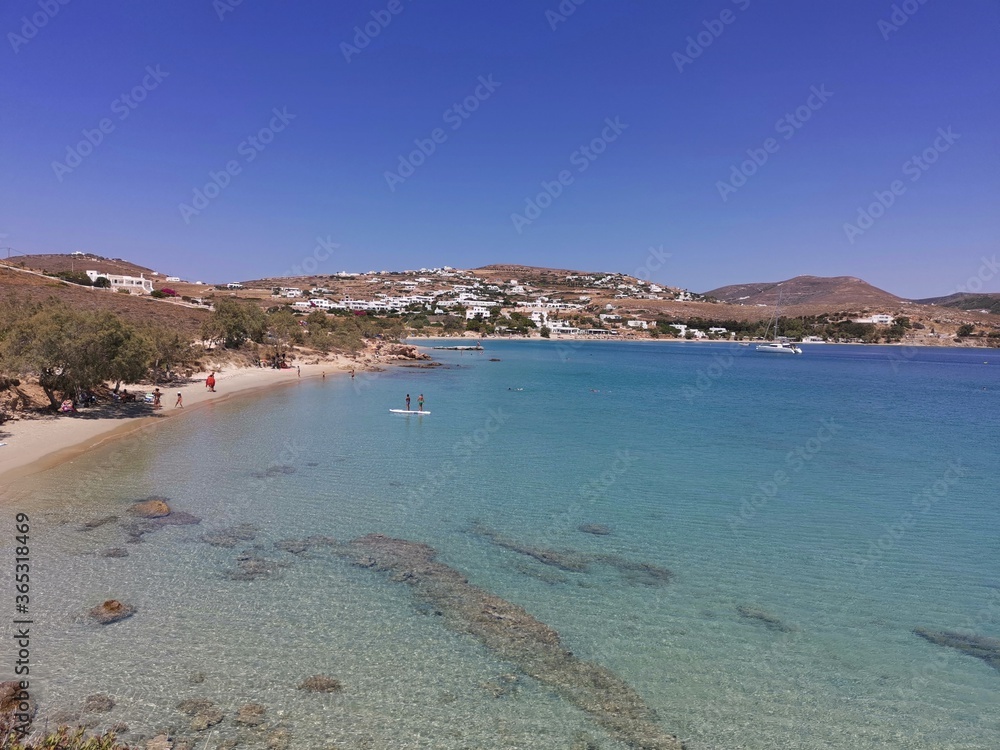 view of the coast of crete greece