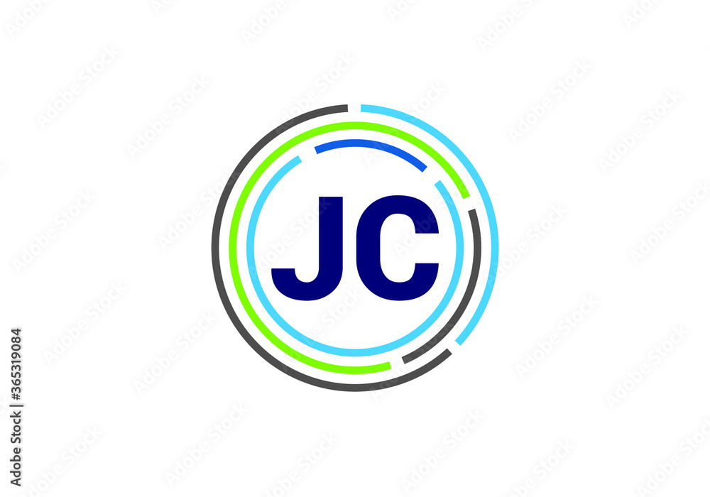 J C Initial Letter Logo design, Graphic Alphabet Symbol for Corporate Business Identity J C Initial Letter Logo design, Graphic Alphabet Symbol for Corporate Business Identity