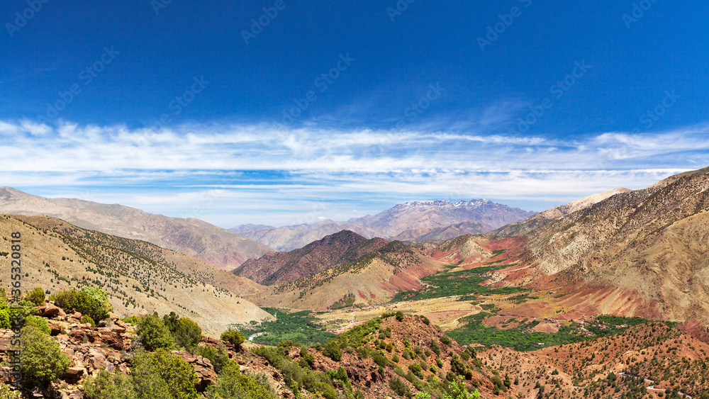 Morocco. Mountain landscape. Panorama