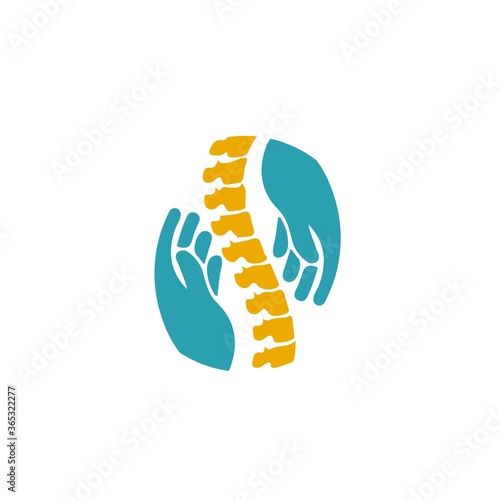 
Chiropractic, massage, back pain and osteopathy icon