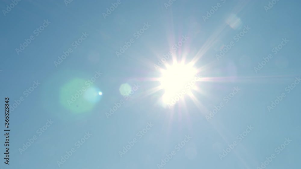 Sun flare. Sun in the Sky. Video Flare Sun flare. Sun in the Sky. Video Flare