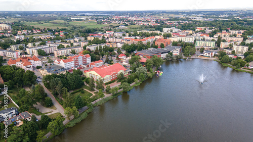 Top view of Ilawa town in Poland © GetFocusArt