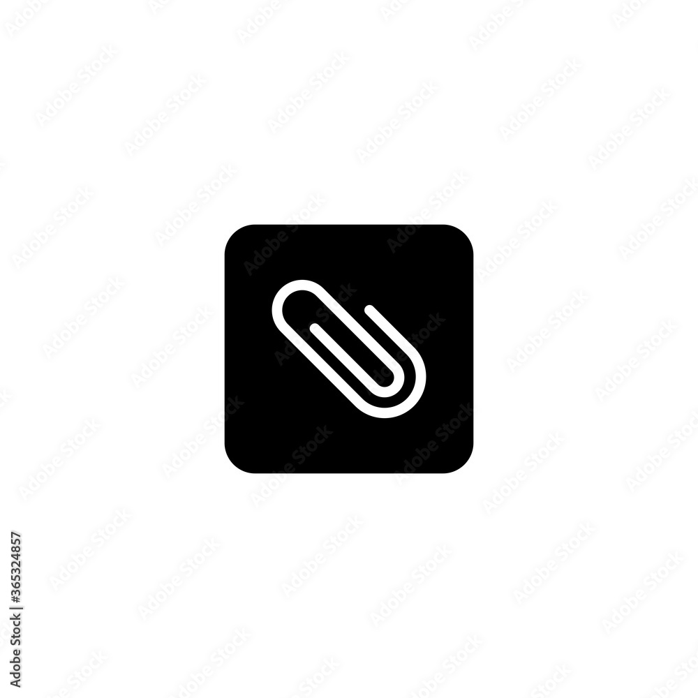 paper clips icon vector symbol illustrations isolated white background paper clips icon vector symbol illustrations isolated white background