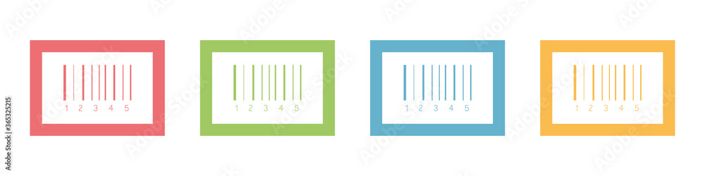 Barcode Set. Modern simple flat bar code sign. Marketing, internet concept. Trendy vector buy market mark symbol for website design, mobile app.
Barcode Set. Modern simple flat bar code sign. Marketing, internet concept. Trendy vector buy market mark symbol for website design, mobile app.