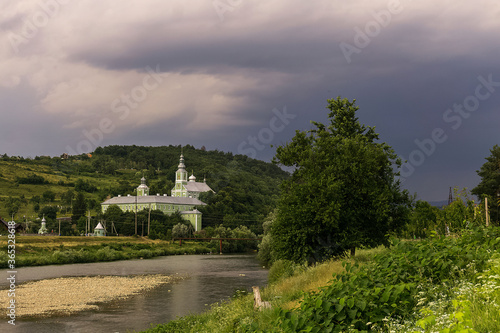 Mukachevsky St. Nicholas Orthodox women's monastery on the Bank of the Latoritsa river built in 1766-1804 photo