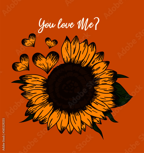 ¿Me amas? Girasol