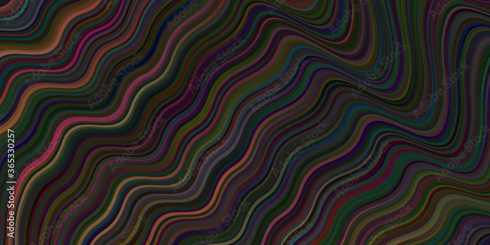 Dark Blue, Red vector template with bent lines. Dark Blue, Red vector template with bent lines.
