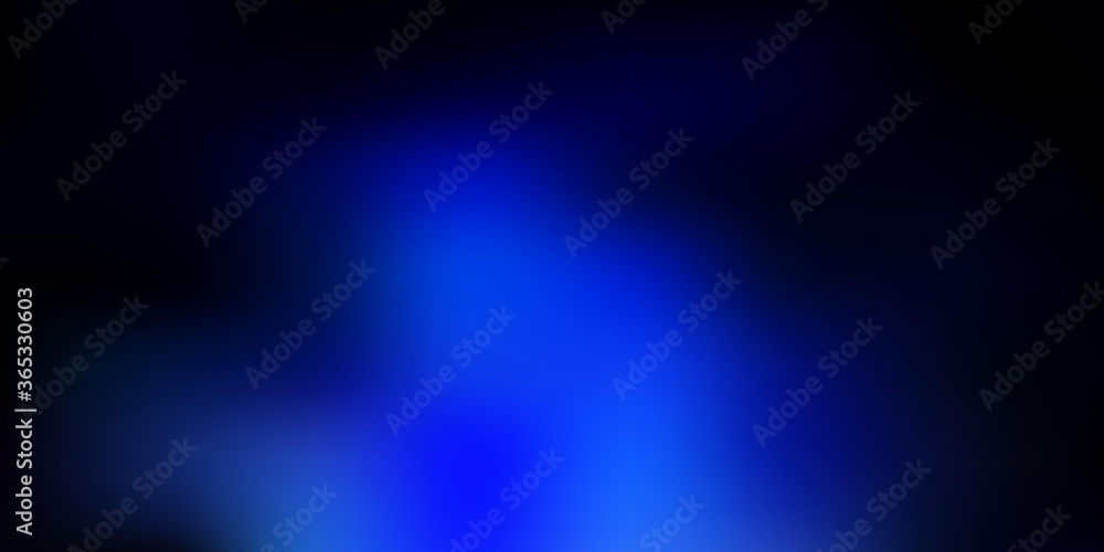 Dark blue vector blur pattern.