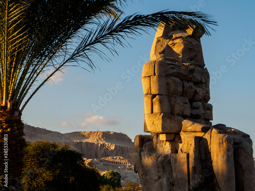 so called colossi of memnon near luxor