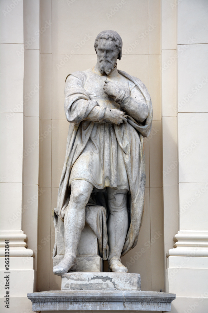Statue von Michelangelo, Künstlerhaus, Wien, Österreich