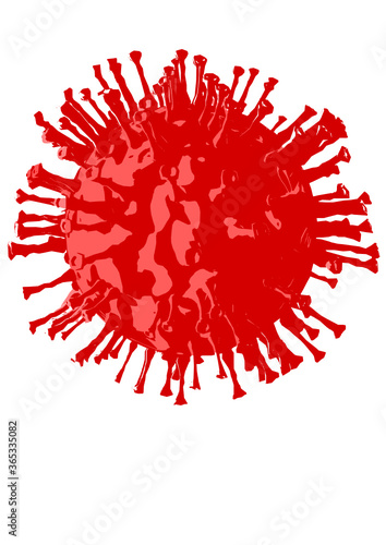 Das gefährliche Coronavirus bedroht die Menschheit