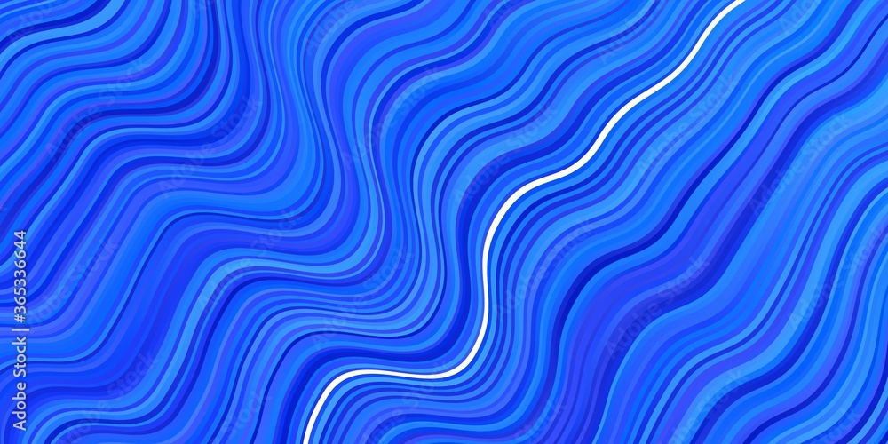 Obraz premium Light BLUE vector background with lines. Gradient illustration in simple style with bows. Pattern for ads, commercials.