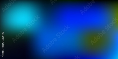 Dark Blue, Green vector blur layout.