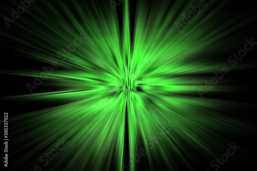 Green Laser Light Effect